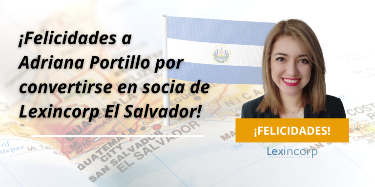 Lexincorp El Salvador promueve a la Dra. Adriana Portillo como asociada