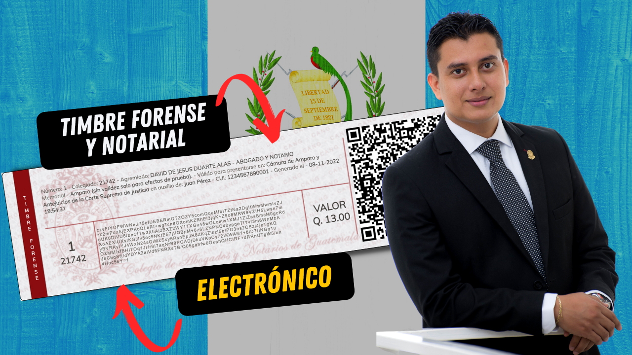 Timbre Forense Y Notarial Electrónico Colegio De Abogados Y Notarios