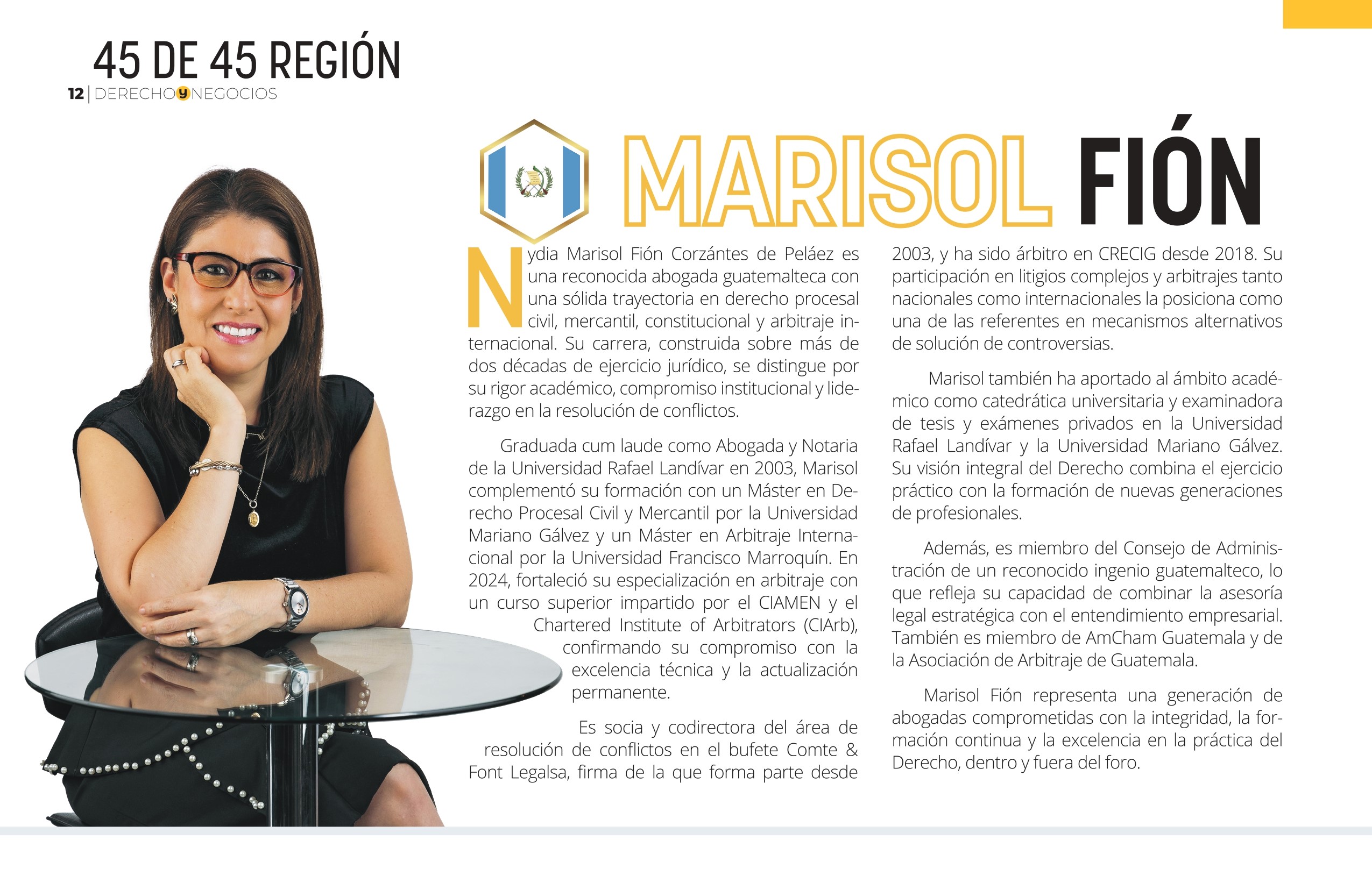 Fion Marisol Fión - Legalsa - 45 Región - The Lawyer Magazine