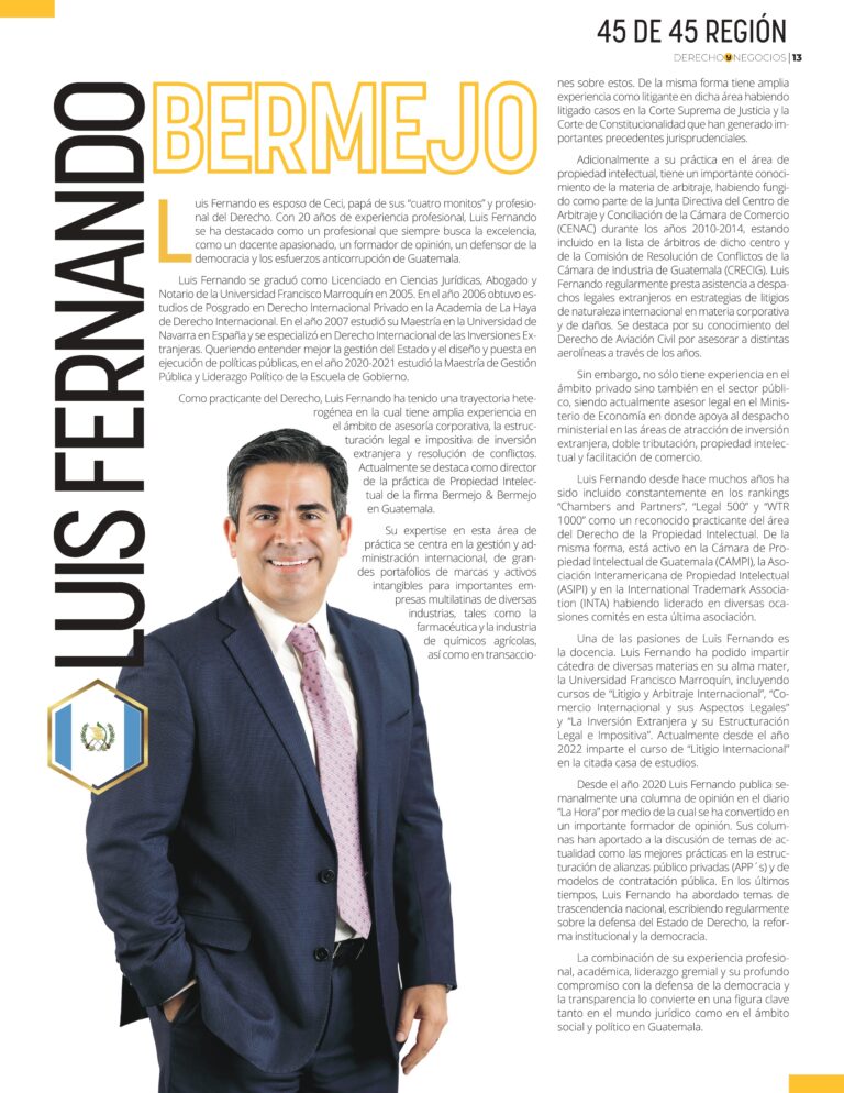 Luis Fernando Bermejo – Bermejo & Bermejo – 45 Región