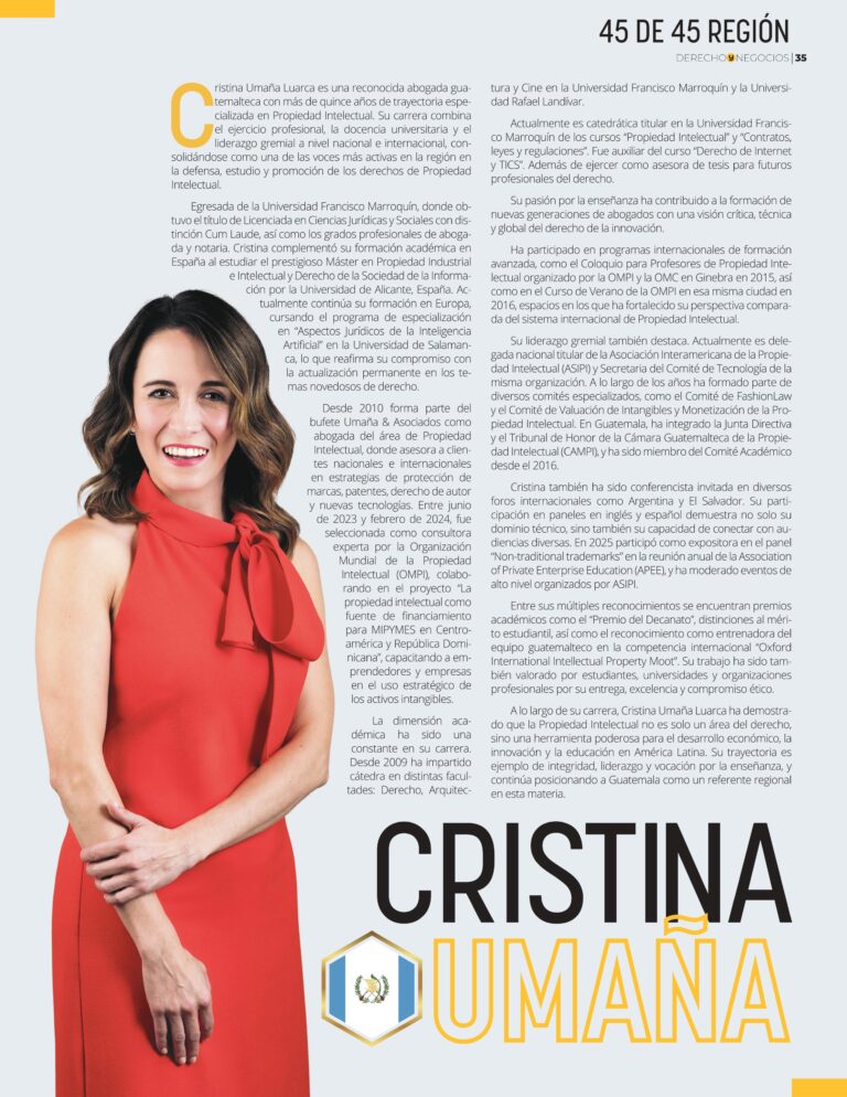 Cristina Umaña – Umaña & Asociados – 45 Región